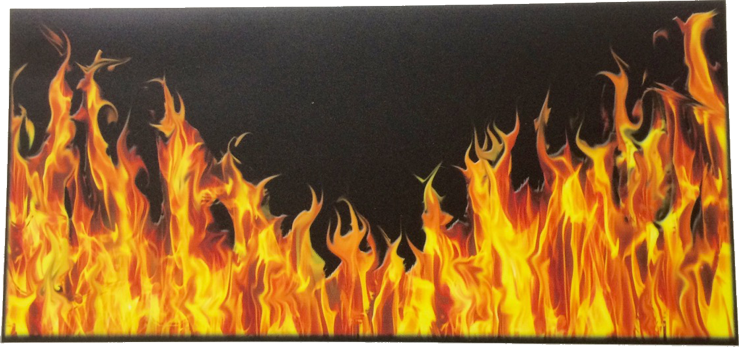 AC/DC Flaming Hot Apron Wrap - Image 1