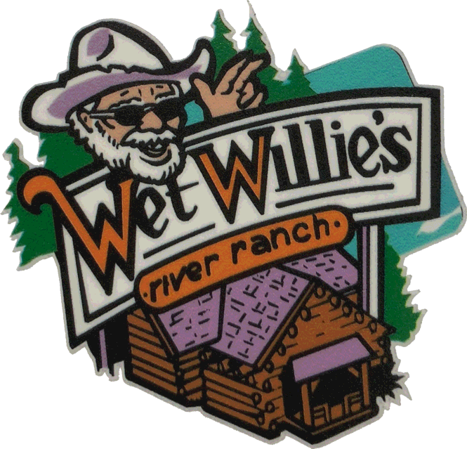 White Water Wet Willies Decal - Image 1