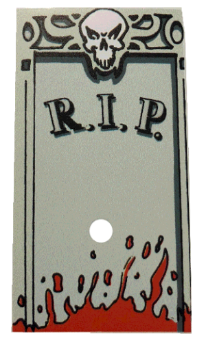 Tales from the Crypt R.I.P. Decal