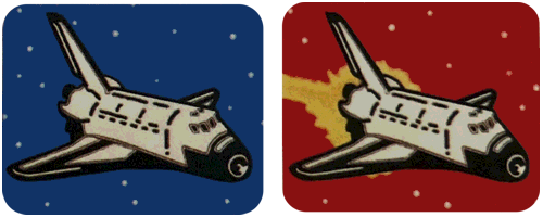 Space Shuttle Spinner Decals - Image 1