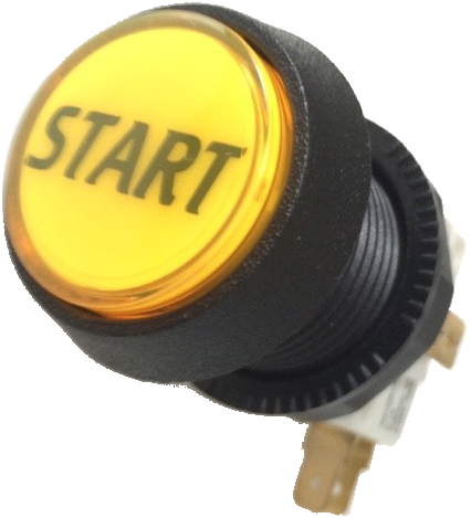Start Button Yellow - Image 1