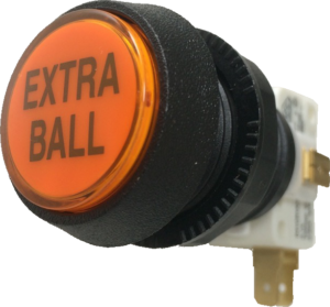 Extra Ball Button Orange