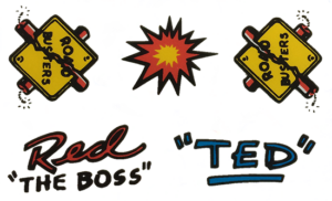 Road Show Hat Decal Set