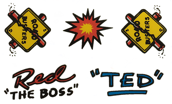 Road Show Hat Decal Set - Image 1