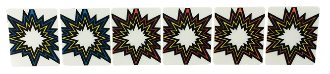 Junk Yard Target Decals Laminated - Image 1