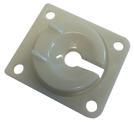 White Eject Hole Plastic - Image 1