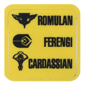 Star Trek TNG Target Decal Laminated - Image 1