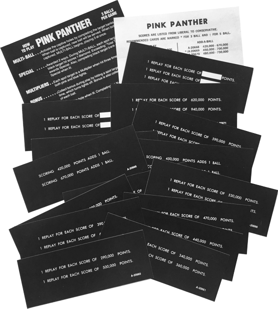 Counterforce Instruction Cards (NOS) - Image 1