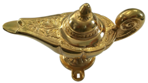 Tales of the Arabian Nights Lamp 24K GOLD