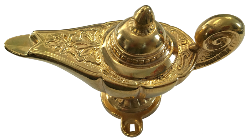 Tales of the Arabian Nights Lamp 24K GOLD - Image 1