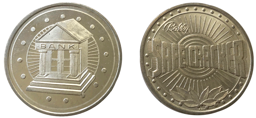 Safe Cracker Silver "Bank Vault" Token - Image 1