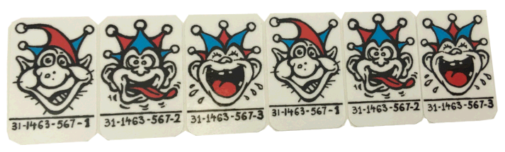 Jokerz Target Decals Laminated - Image 1