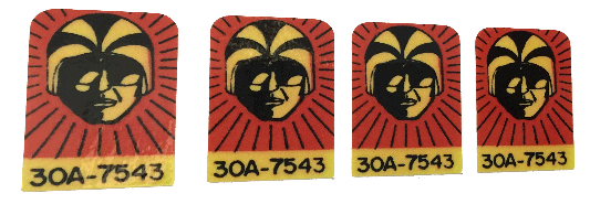 Tri Zone Target Decals Laminated - Image 1