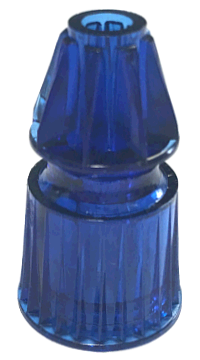 Star Post Transparent Blue