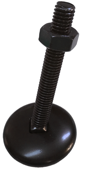 Heavy Duty Leg Leveler With Nut Black