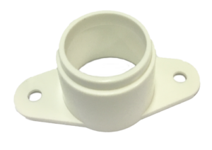 Button Flipper Housing White