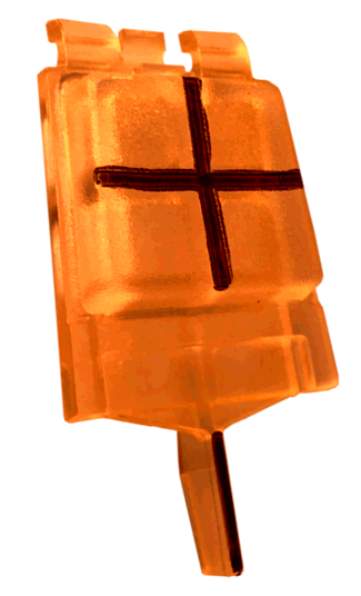 Indianapolis 500 Orange Illuminated Target Insert - Image 1