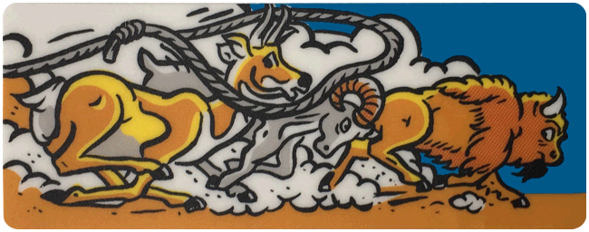 Cactus Canyon Skill Shot Ramp Decal - Image 1