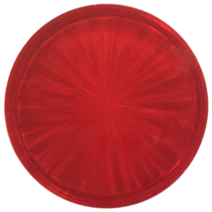 Round 1 1/2" Starburst Insert Red