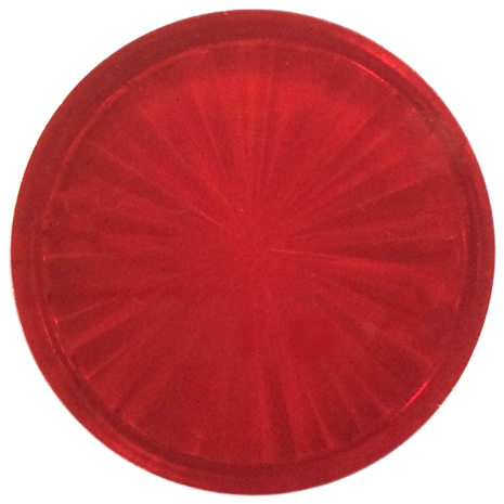 Round 1 1/2" Starburst Insert Red - Image 1