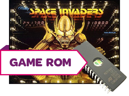 Space Invaders CPU Game Rom Set - Image 1