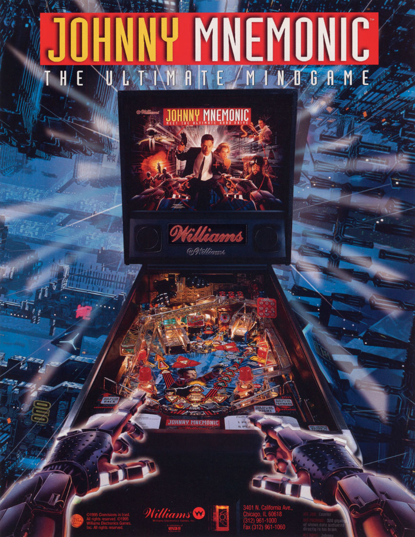 Johnny Mnemonic Flyer - Image 1
