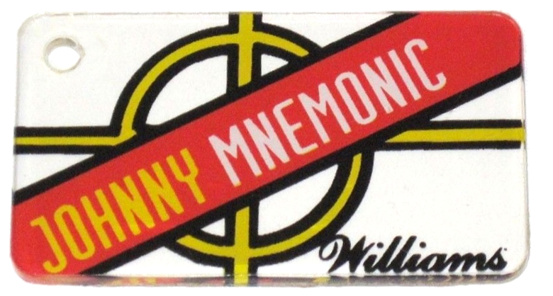 Johnny Mnemonic Promo Plastic Keyfob - Image 1