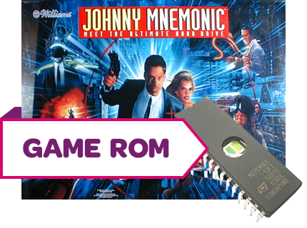 Johnny Mnemonic CPU Game Rom BELGIUM - Image 1