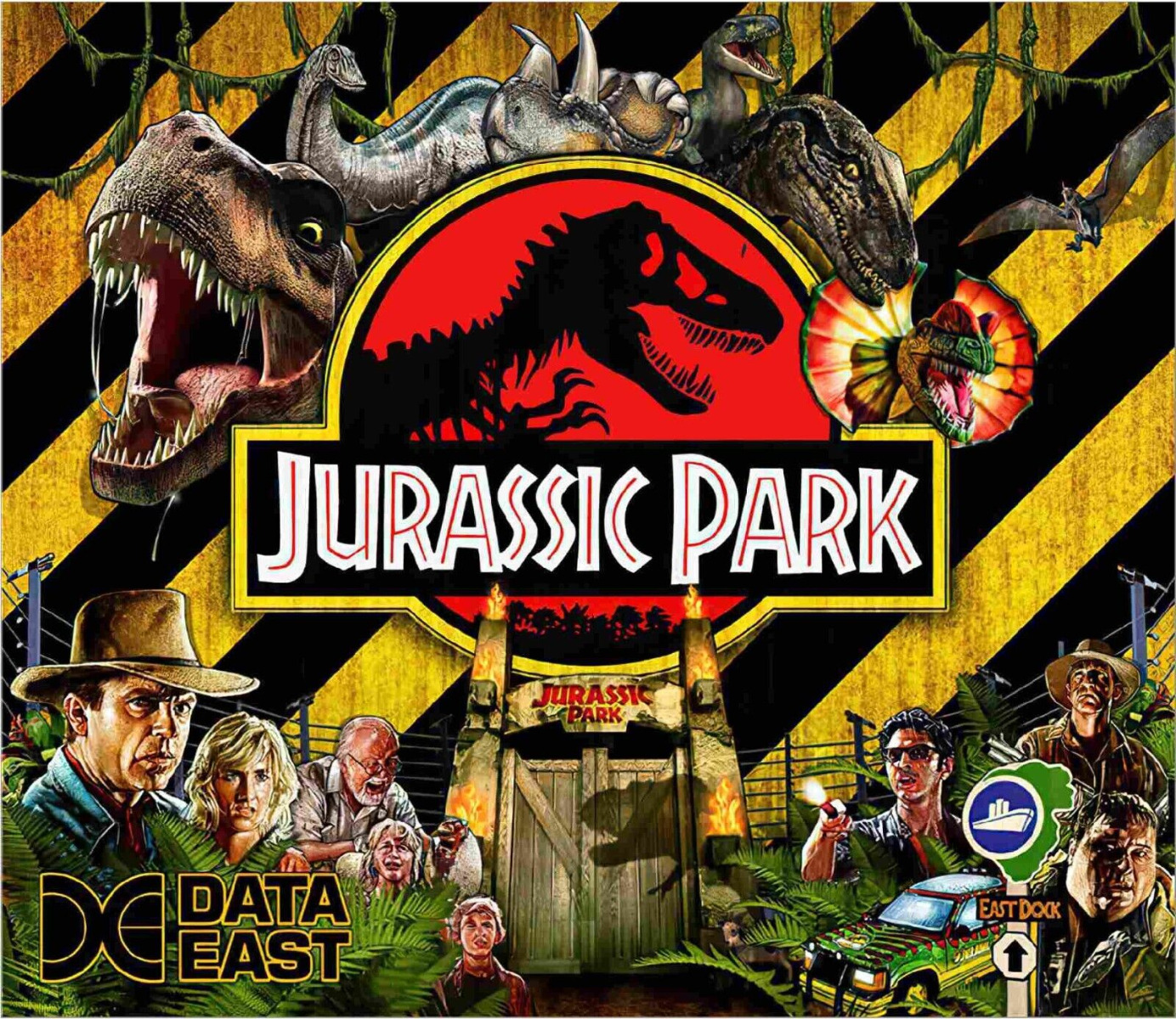 Jurassic Park (DE) Alternate Translite - Image 1