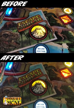 Jurassic Park Escape Nublar light blocking bracket