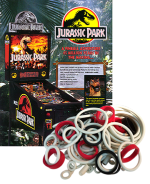 Jurassic Park Rubber Set