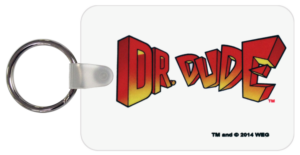 Dr Dude Logo Key Chain