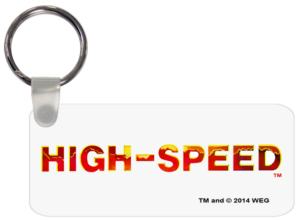 High Speed Logo Key Chain