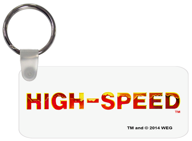 High Speed Logo Key Chain - Image 1