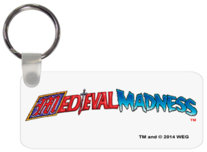 Medieval Madness Logo Key Chain