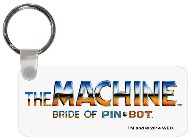 Bride of Pinbot Logo Key Chain - Image 1