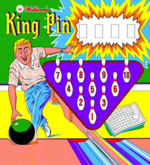 King Pin Backglass