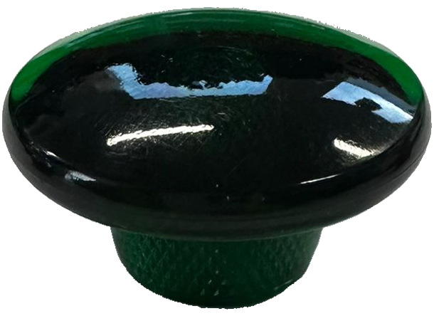 Green Transparant Knob with M8 thread - Image 1