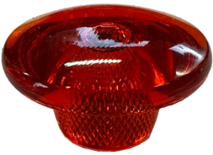 Orange Transparant Knob with M8 thread