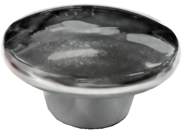 Chrome Knob with M8 thread - Image 1