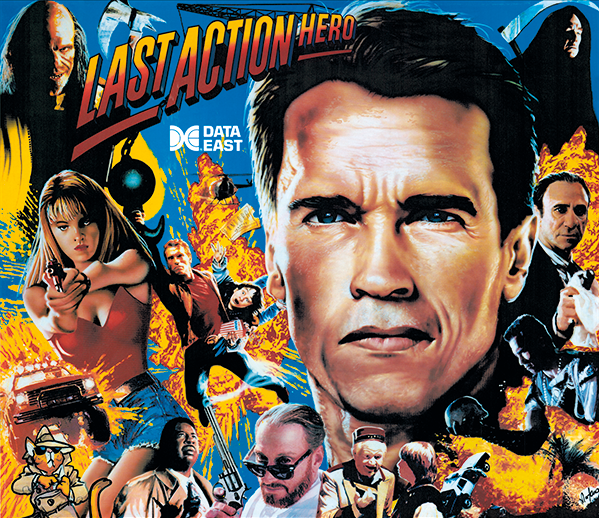 Last Action Hero Acrylic Backglass - Image 1