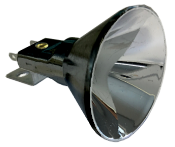 Black Reflector with Socket - Image 1