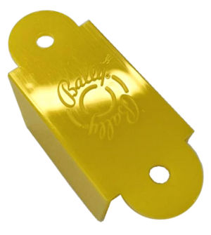 Bally Logo Lane Guide Yellow