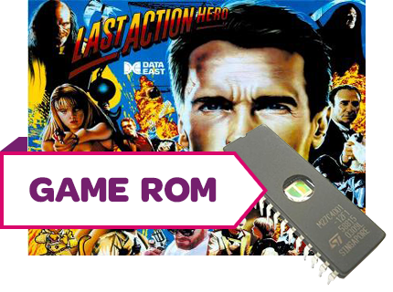Last Action Hero Game/Display Rom Set (Spain) - Image 1