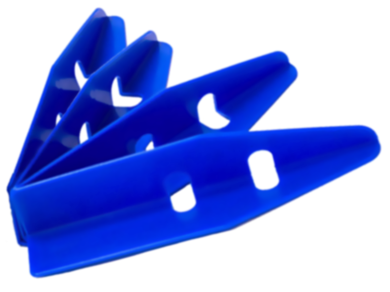 Cabinet Protectors 4 Piece Set Blue - Image 1