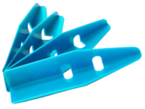 Cabinet Protectors 4 Piece Set Light Blue