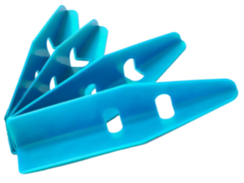 Cabinet Protectors 4 Piece Set Light Blue - Image 1