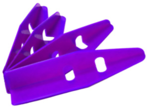 Cabinet Protectors 4 Piece Set Purple