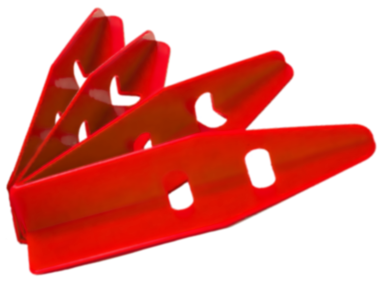 Cabinet Protectors 4 Piece Set Red - Image 1