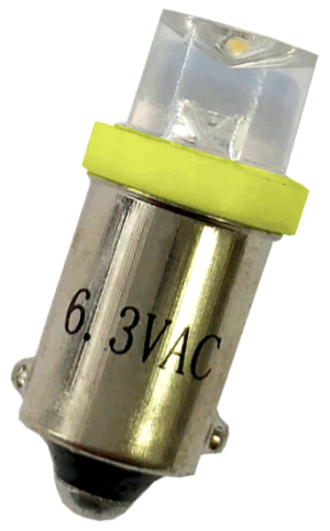 #44 Clear Concave Top LED Yellow